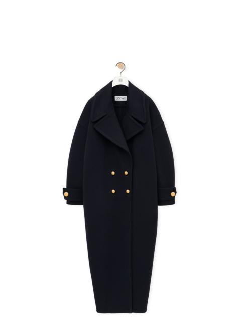 Loewe Pebble coat in wool