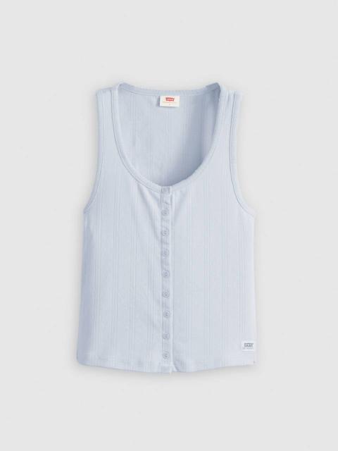 Levi's DRY GOODS WOMEN'S POINTELLE TANK TOP