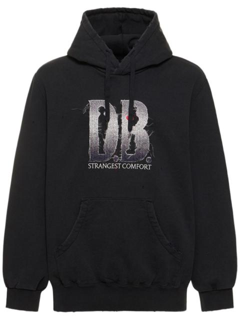 DB logo cotton hoodie