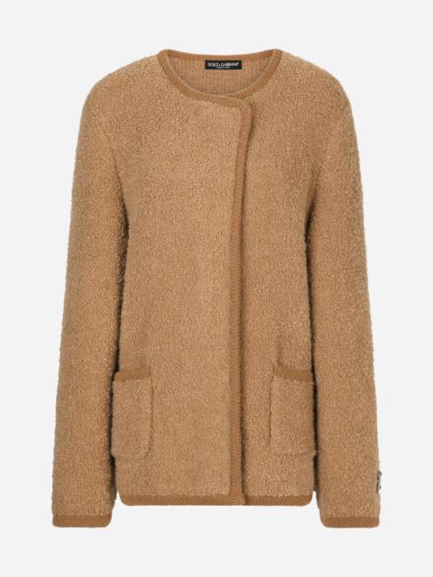 Dolce & Gabbana Double-breasted cashmere and alpaca wool jacket