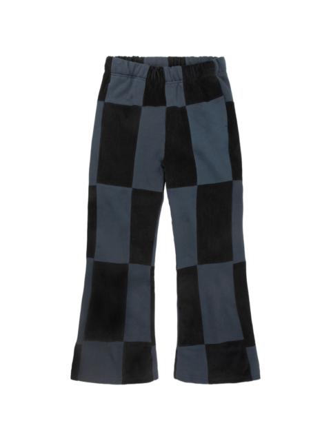 LES TIEN patchwork-pattern trousers