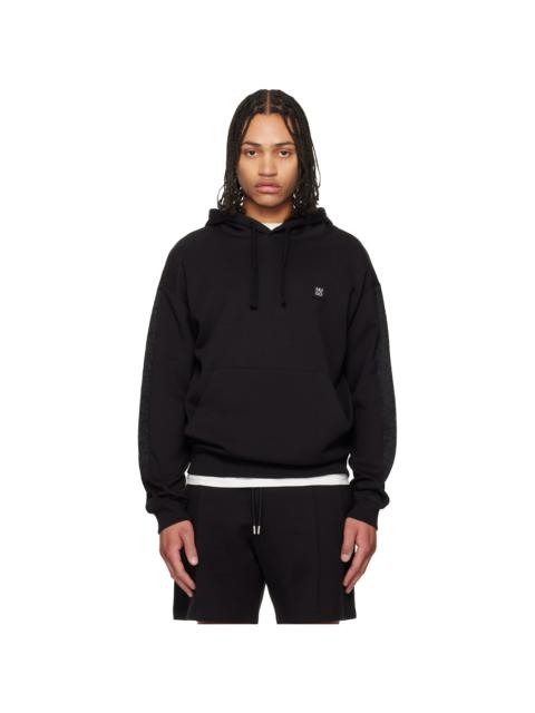 HUGO Black Lace Trim Hoodie