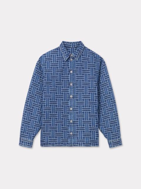 KENZO 'KENZO Weave' loose shirt in japanese denim