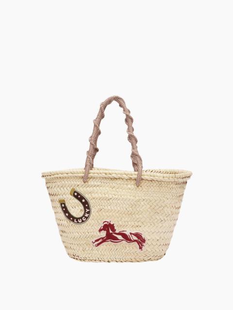 ALÉMAIS Ace Midi Macrame Basket in Multi