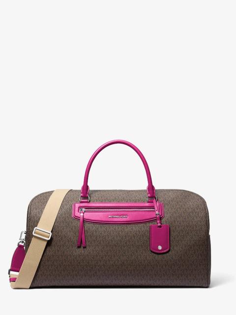 MICHAEL KORS Jet Set Travel Extra-Large Signature Logo Weekender Bag