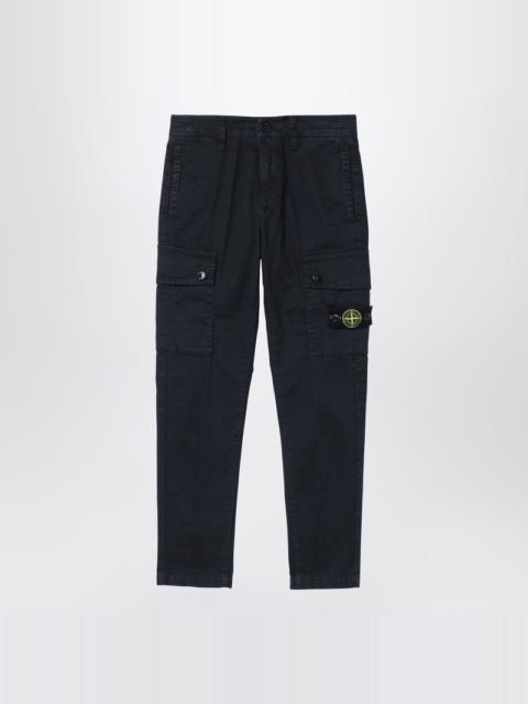 Navy blue cargo trousers