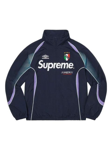 Supreme x Umbro Track Jacket 'Navy White Purple' SUP-SS22-704