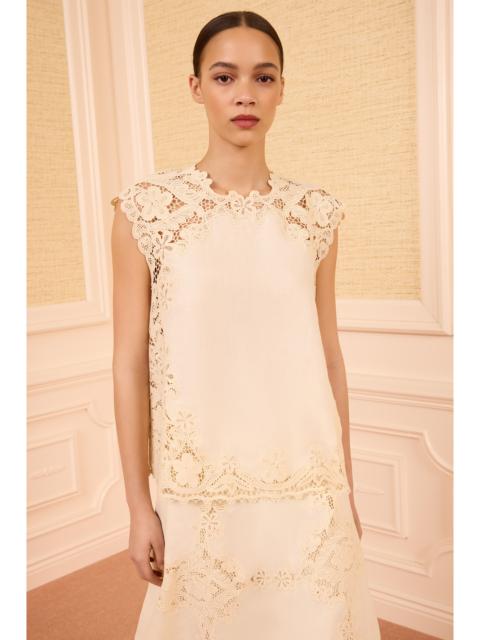 ULLA JOHNSON Amelie Linen Top