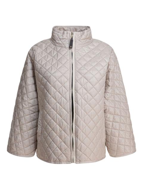 Max Mara Delfina quilted zip-front jacket