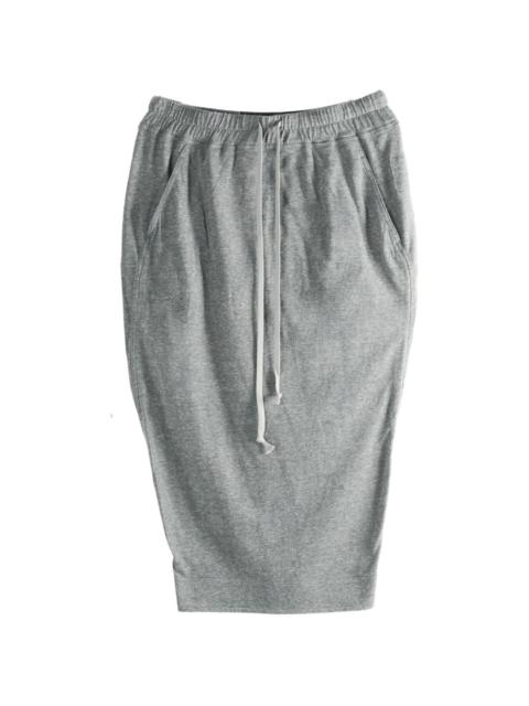 Rick Owens DRKSHDW drawstring-fastening midi skirt