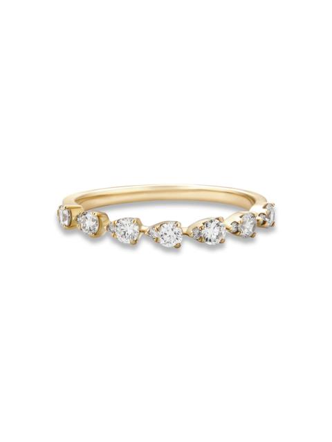 STONE AND STRAND Perfect Pear Diamond Band