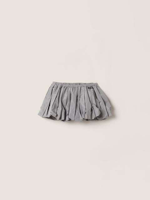 Miu Miu Technical fabric miniskirt