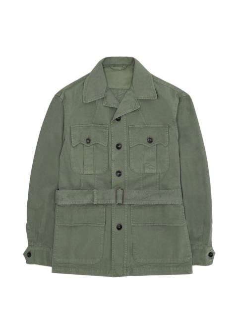 FORTELA buttoned belted jacket