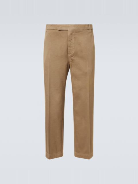 Thom Browne Cotton twill straight pants