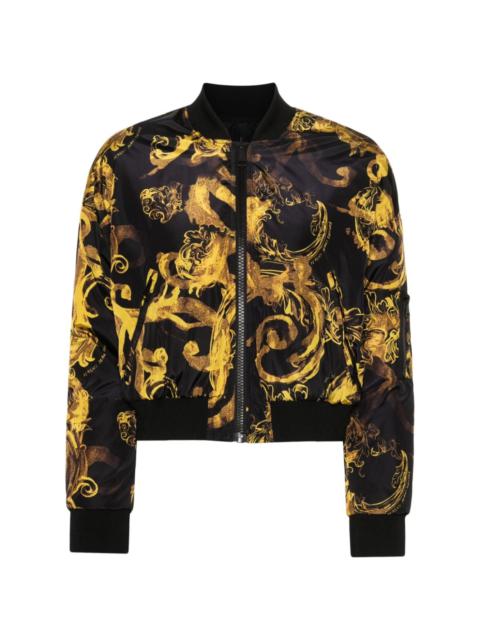 VERSACE JEANS COUTURE reversible padded bomber jacket