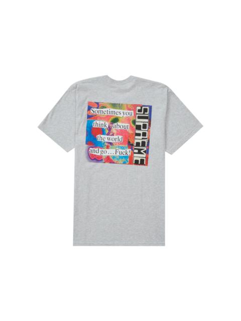Supreme Static Tee Grey