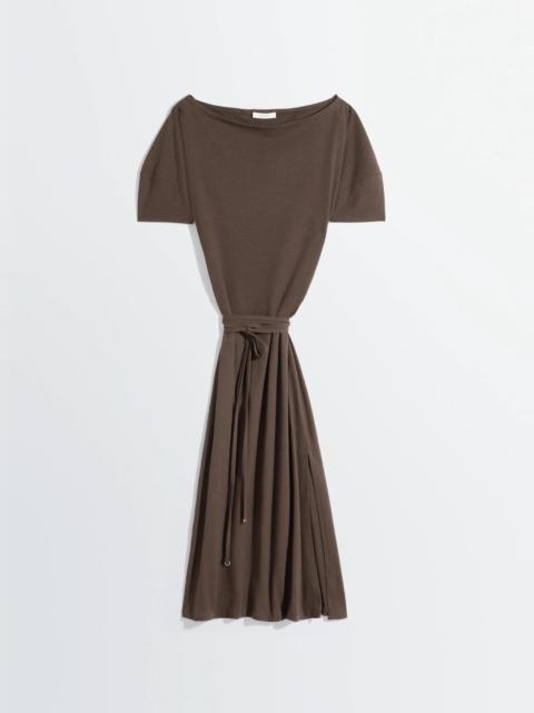 Lemaire OFF SHOULDER DRESS IN HEAVY COTTON LINEN JERSEY