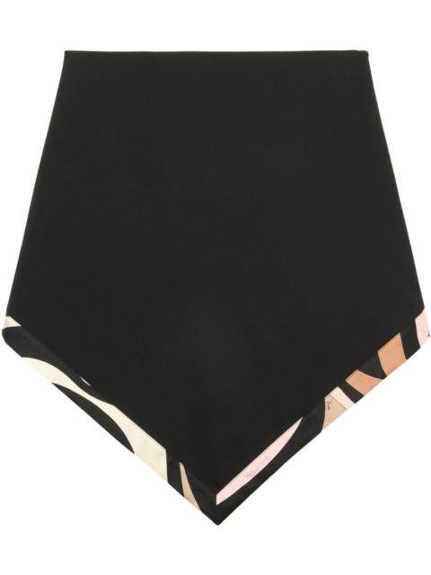 PUCCI triangle mid skirt