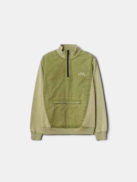 A-COLD-WALL* Leigh 1/4 Zip Deep Olive