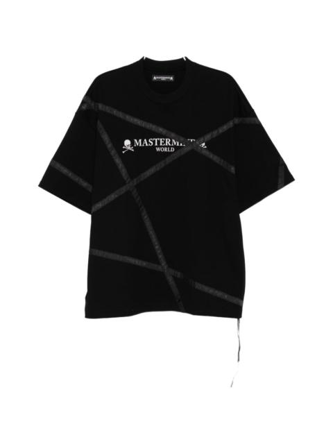 MASTERMIND WORLD logo-print panelled T-shirt