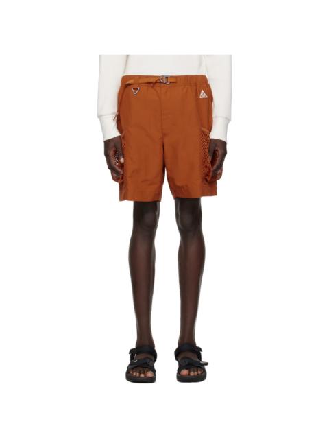 Nike Orange Snowgrass Shorts