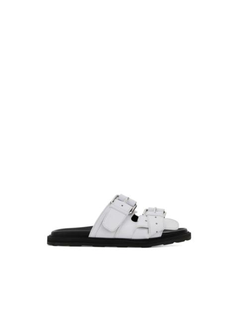 Moschino buckle strap slippers