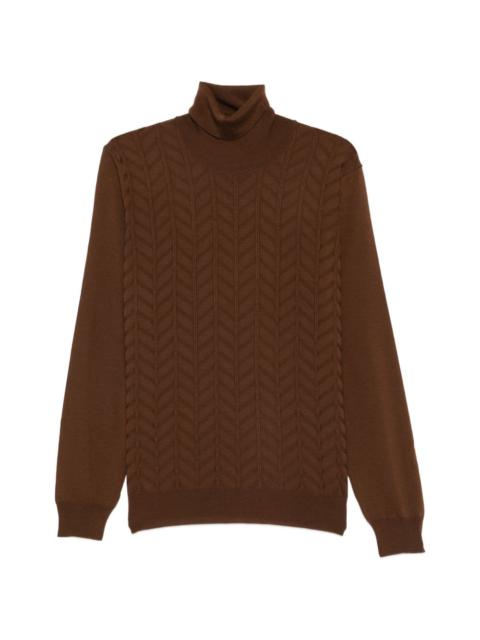 CORNELIANI roll-neck sweater