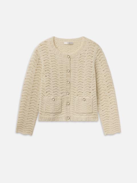 FRAME The Chevron Knit Cardi