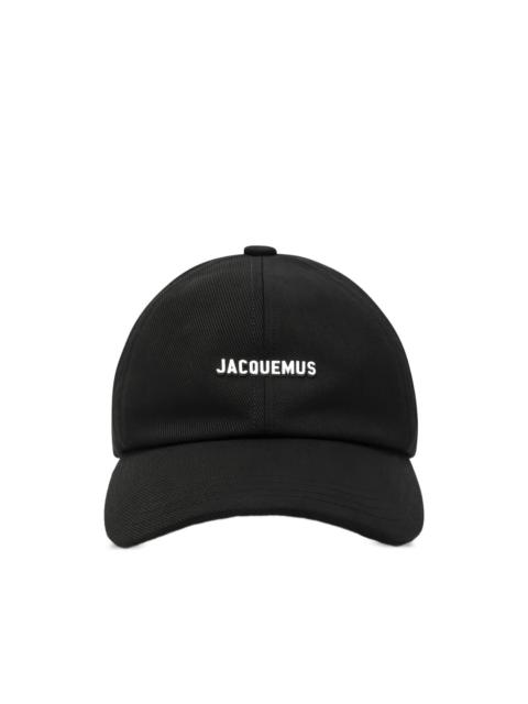 JACQUEMUS Gadjo logo-plaque baseball cap