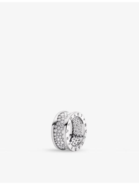 BVLGARI B.zero1 18kt white gold and diamond ring