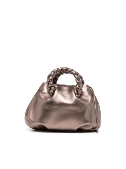 Bombon metallic leather mini bag