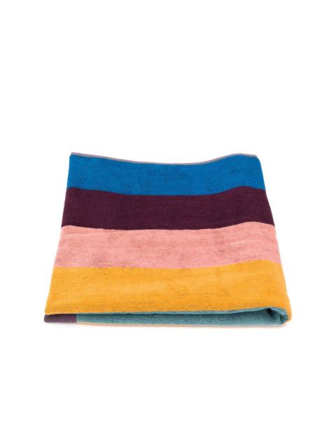 signature stripe beach towel