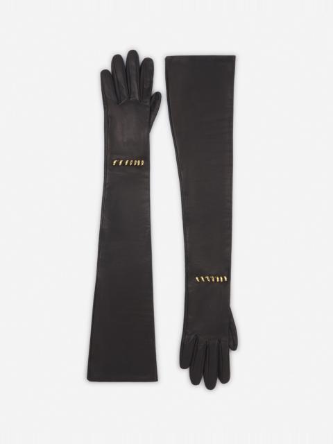 Lanvin MELODIE LEATHER GLOVES