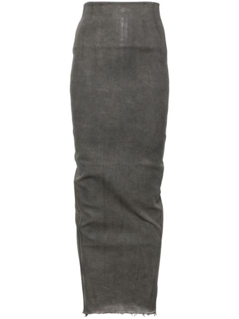 Rick Owens Dirt Pillar maxi pencil skirt