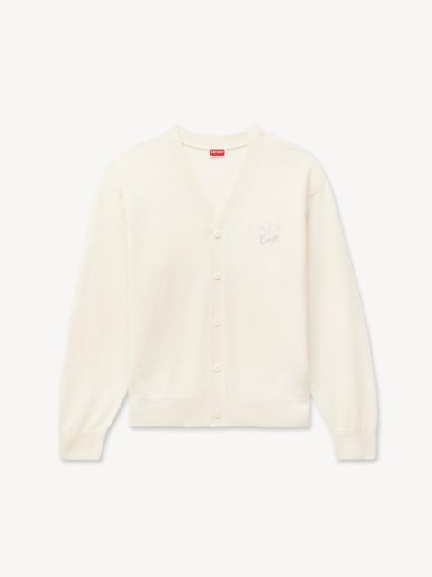 KENZO 'KENZO Double K' cardigan in wool cashmere