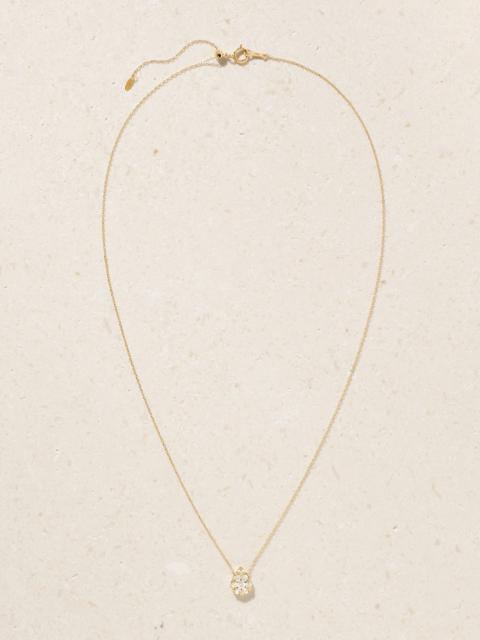 PERSÉE Floating 18-karat Gold Diamond Necklace