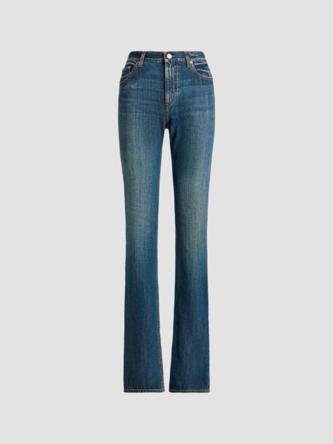 Ralph Lauren Women's Walton Mid-Rise Slim Jeans - Ashbury