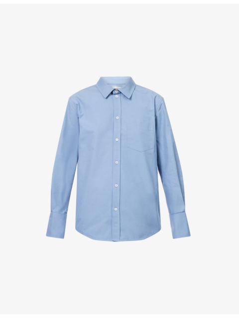 Victoria Beckham Perry Patch-Pocket Cotton Shirt