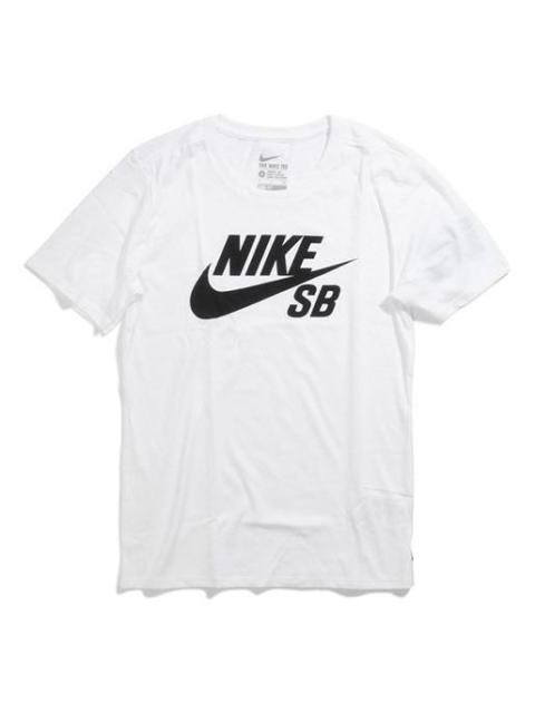 Nike Men's Nike SB Logo Printing Round Neck Short Sleeve T-Shirt 821947-100