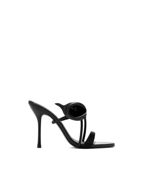 Cult Gaia Camilla flower embellished heeled sandals