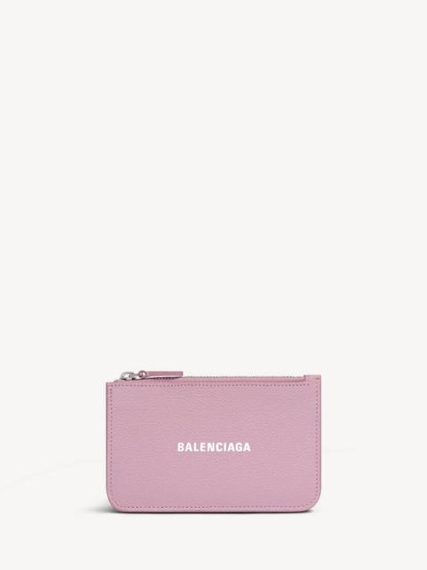 BALENCIAGA Women's Cash Large Long Coin And Card Holder in Pink