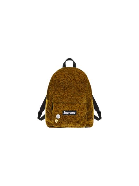 Supreme Velvet Backpack "Tan Leopard" SU26337