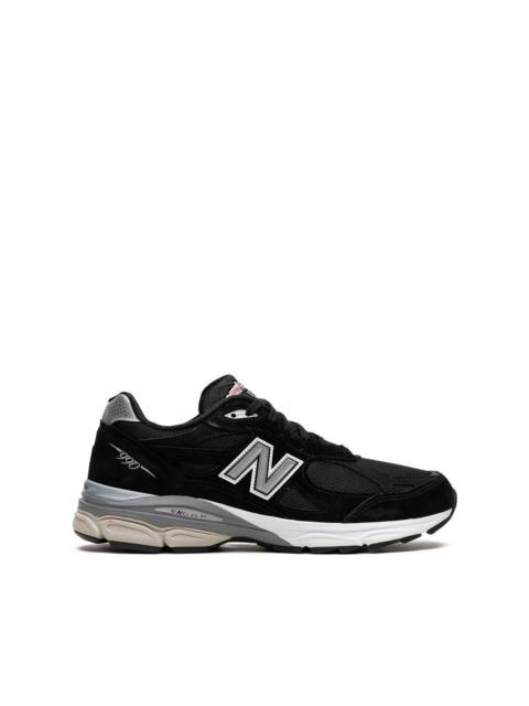 990v3 leather sneakers