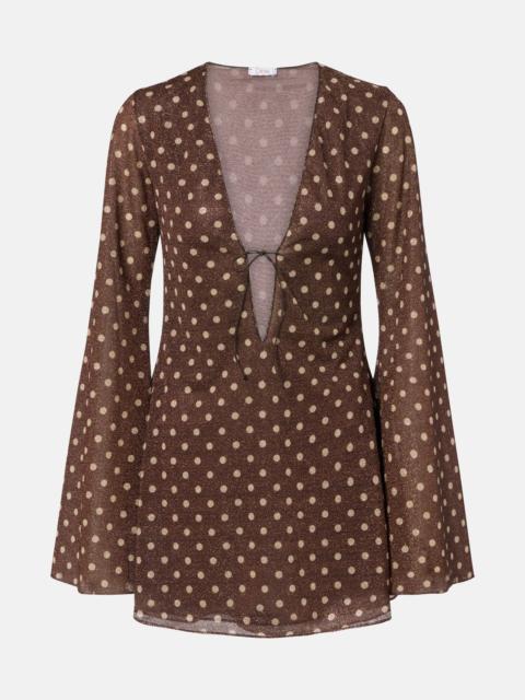 Oséree Lumière polka-dot minidress