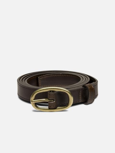 YOKE OVAL LEATHER BELT