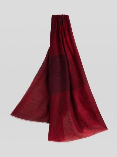 Etro SCARF WITH PAISLEY IMPRINT