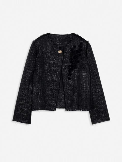 Lanvin EMBROIDERED CROPPED JACKET