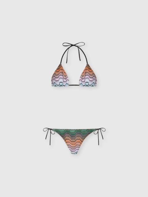 Missoni Bikini in viscose lamé blend