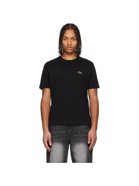Dime Black Cursive Small Logo T-shirt