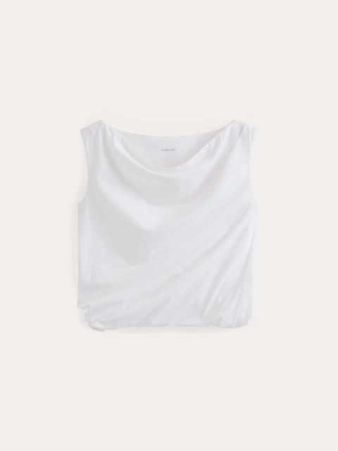 EVERLANE BOATNECK TWISTED TOP IN ESSENTIAL COTTON